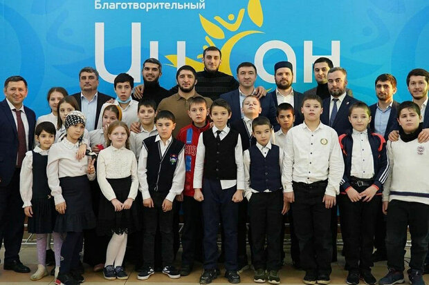 جشن حمایت از کودکان معلول با حضور ستاره مسلمان کشتی روسیه